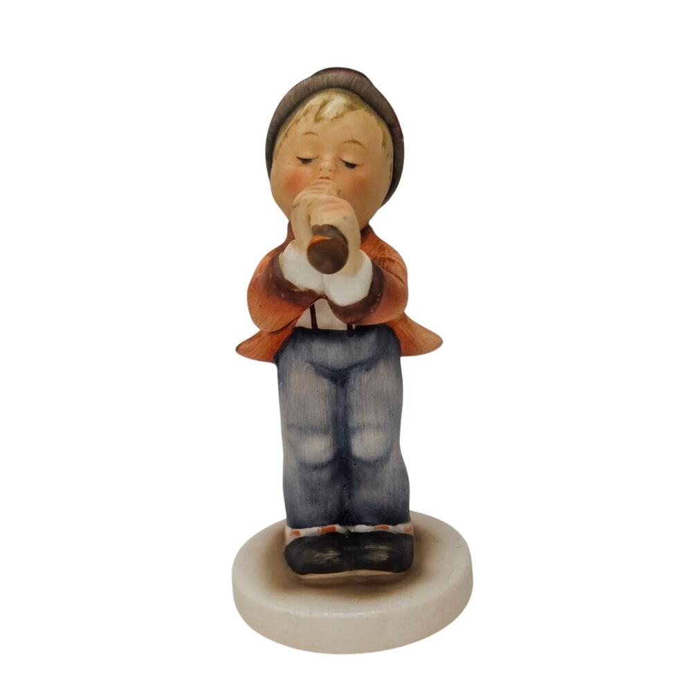 Vintage Napco Little Player Boy Flute Figurine Porcelain Japan S114
